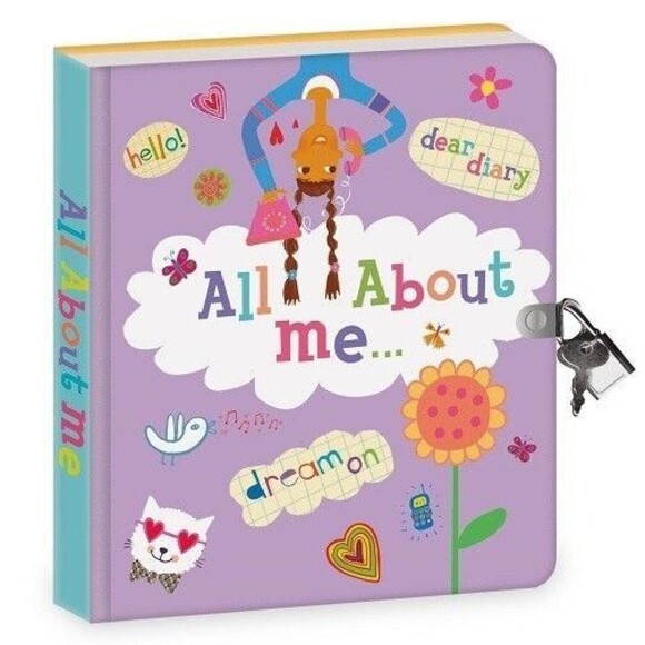 Peaceable Kingdom All About Me Lock & Key Diary Brand New! - Picture 1 of 3